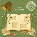 CsaládI fényképalbum – az Angyalmese fejezetének illusztrációja
